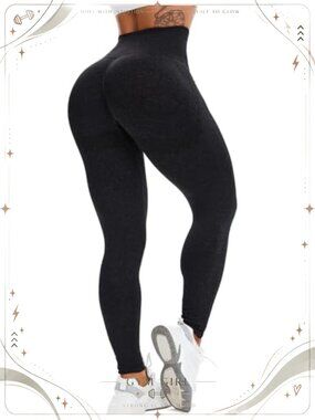 Women's High Waist Seamless Yoga Leggings Squat-Proof Workout Pants